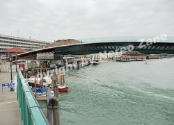 Il ponte di Calatrava in costruzione