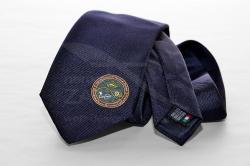 Cravatta ricamata in seta by Cravattificio Pegaso per Internazionali di Tennis Cortina