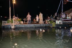 Presepio galleggiante animato a Battaglia Terme