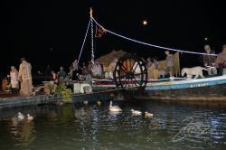 Presepio galleggiante animato a Battaglia Terme