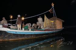 Presepio galleggiante animato a Battaglia Terme