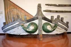 Parte della prua di trabaccolo - Museo Navale di Venezia (2012)