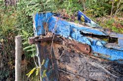 Poppa di piccolo burcio sul Piovego (golena s. Massimo)