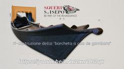 varo gondola falcada o barcheta a coa de gambaro